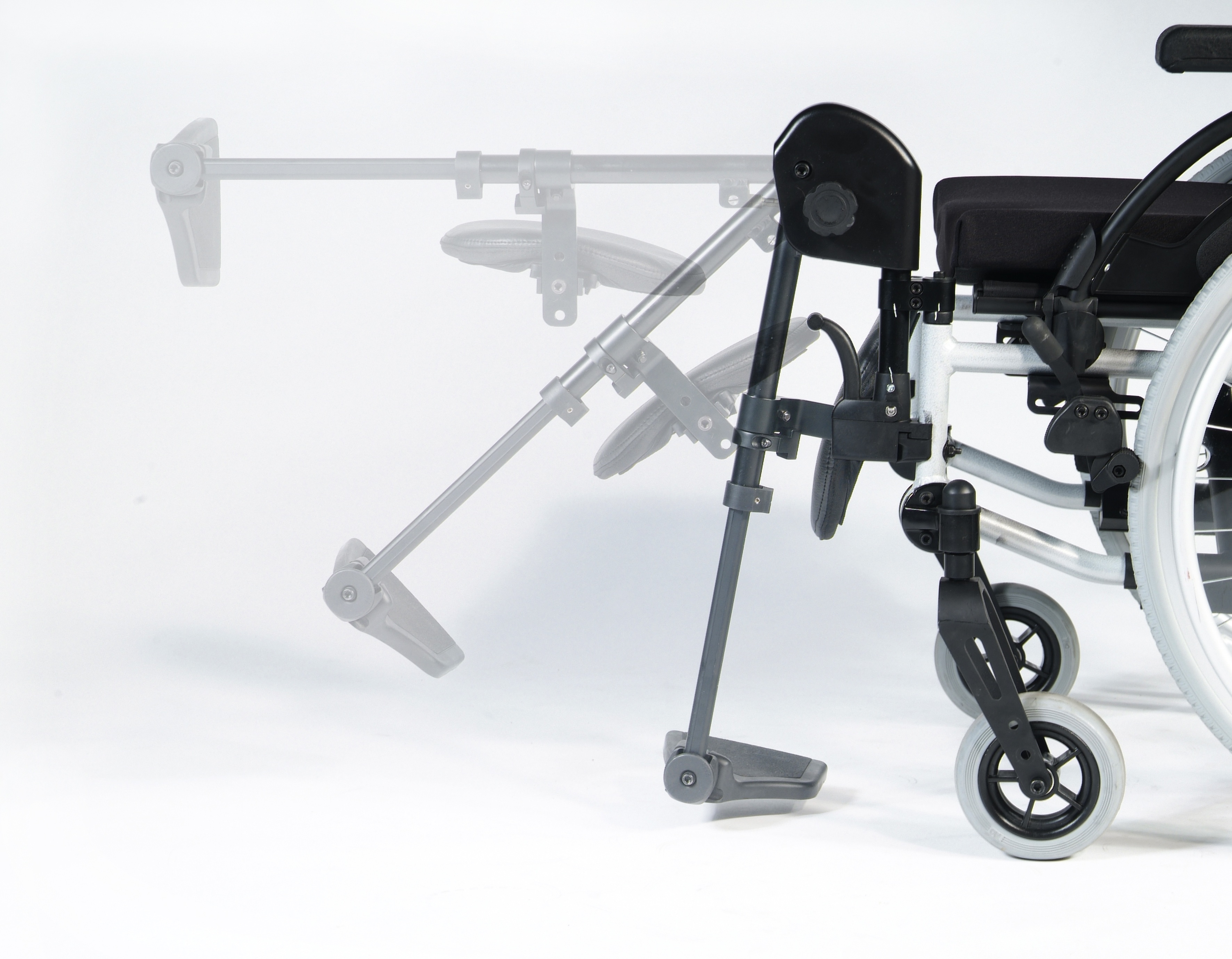 Manual Wheelchair Hire in Kent - Elevated Leg Rest